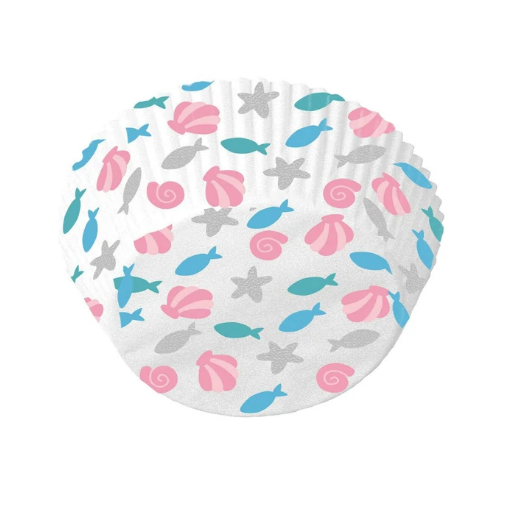 Be A Mermaid Cupcake Cases 48pcs