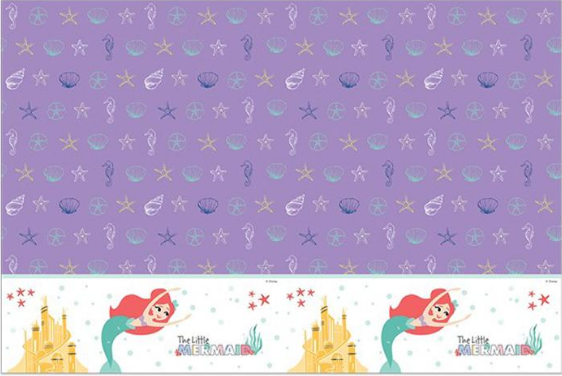 Ariel Under The Sea Disney Plastic Tablecover 120x180cm