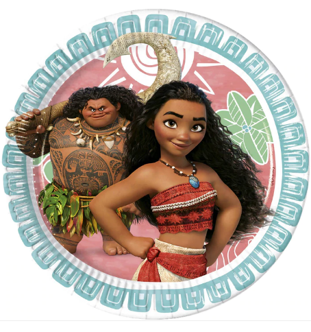 Disney Moana Paper Plate 9in 8pcs