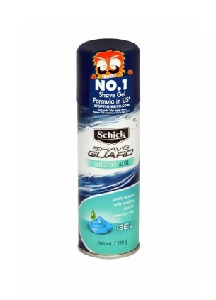 Schick Shave Guard Sensitives Aloe Shaving Gel 200ml