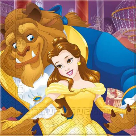 Disney Beauty & The Beast 2-Ply Paper Tissues 20pcs