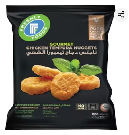Freshly Foods Gourmet Chicken Tempura Nuggets, 750g