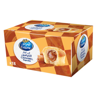 l'usine Caramel Cupcake 30g Pack of 18