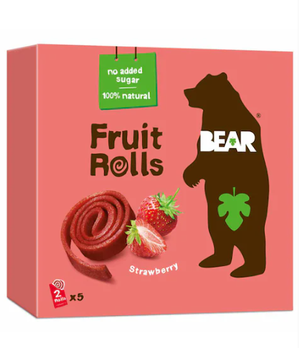 Bear Yo Yo's Strawberry Pure Fruit Snacks 20g Pack of 5