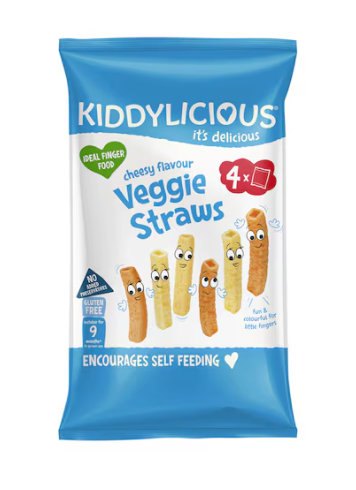 Kiddylicious Cheesy Straws 48g