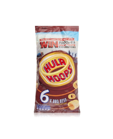 Hula Hoops BBQ beef 24g x6