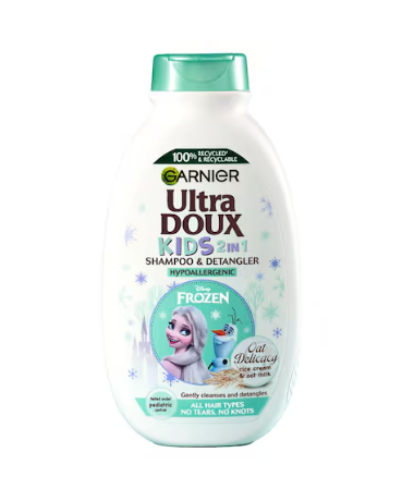 Garnier Ultra Doux Oat Delicacy Kids 2-In-1 Shampoo And Detangler White 400ml