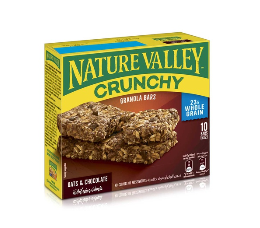 Nature Valley crunchy oats and dark chocolate granola bars 5x42g