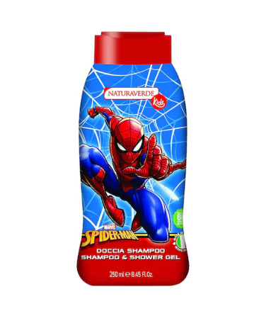Naturaverde Marvel Spider-Man Shampoo And Shower Gel White 250ml