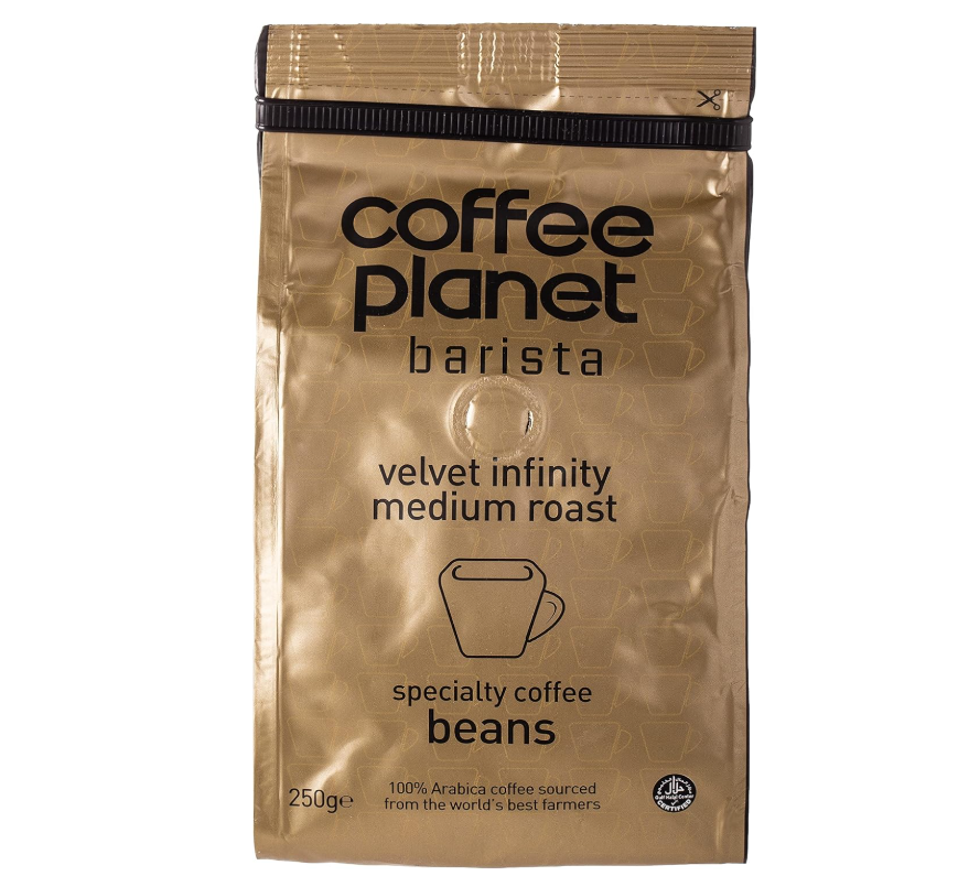 Coffee Planet Barista Velvet Infinity Whole Bean Coffee 250g