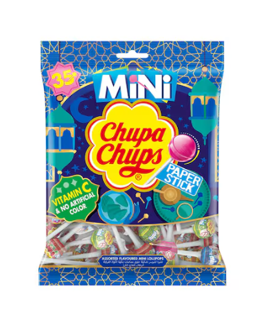 Chupa Chups Fruity Mini Lollipops 210g