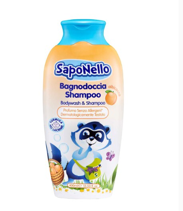 SapoNello Bagnodoccia Bodywash And Shampoo White 400ml