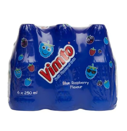 Vimto Blue Raspberry Flavoured Drink 250mlx6