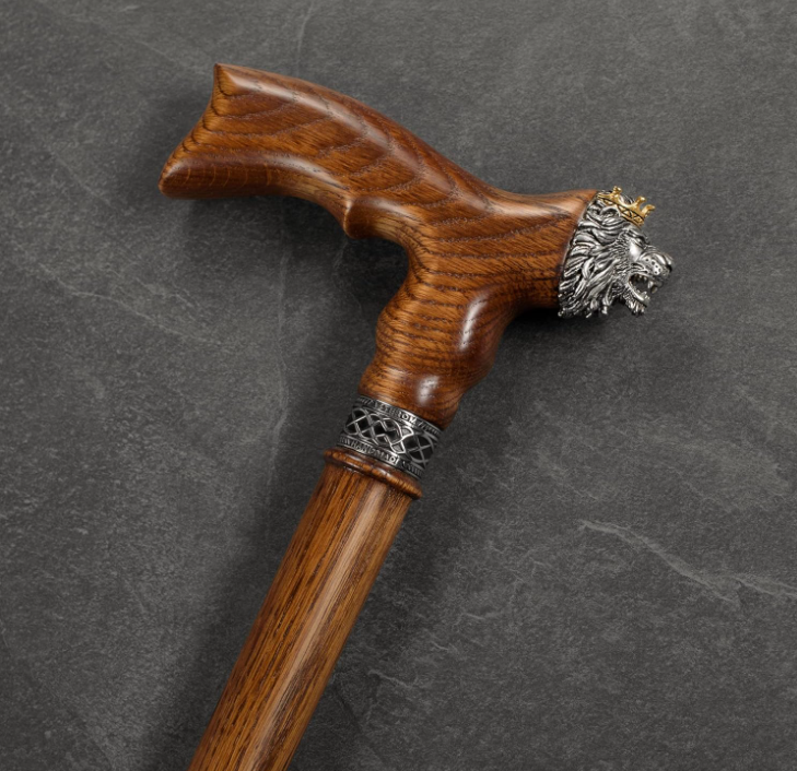 Asterom Walking Cane - Handmade Lion Cane - Walking Canes for Men & Women - Wooden Cane, Unique, Walking Sticks for Men, Seniors