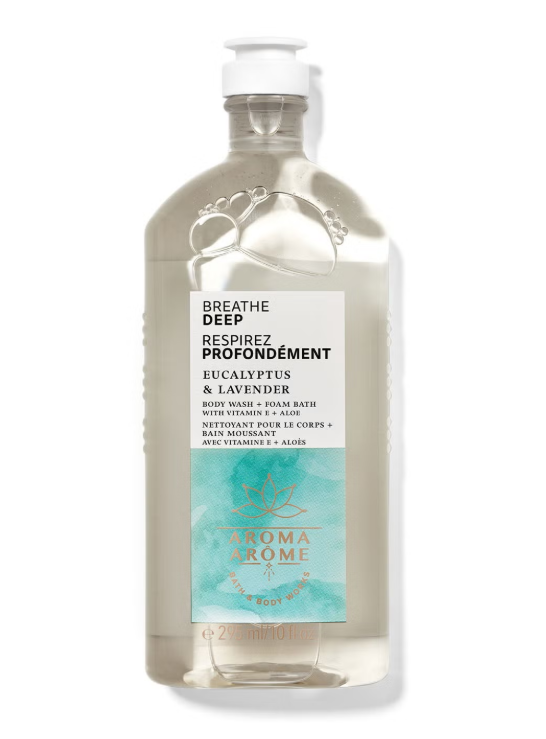 Eucalyptus Lavender Body Wash and Foam Bath