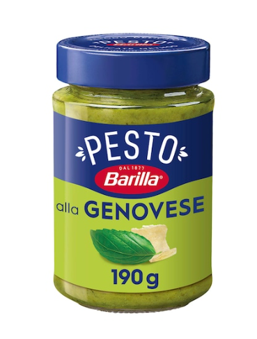 Barilla Pesto Genovese Pasta Sauce with Fresh Italian Basil 190g