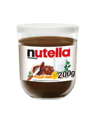 Nutella Hazelnut Chocolate Breakfast Spread Jar 200g