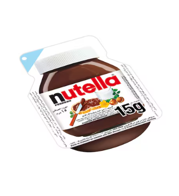 Nutella Hazelnut Chocolate Breakfast Spread Single Portion 15g