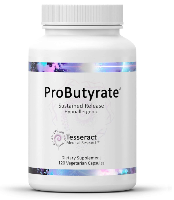 Tesseract Medical Research ProButyrate, Butyric Acid 300mg, GI Supplement, 120 Capsules