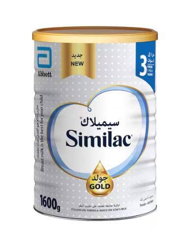 Abbott Similac Advance Gold Follow-on Formula Milk Powder Stage 3 from 1 to 3 Years 1600g