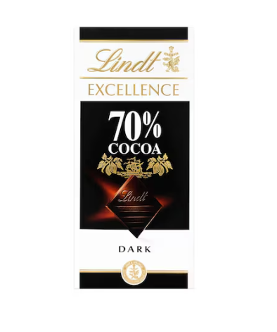 Lindt Excellence 70% Cocoa Dark Chocolate 100g