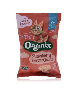 Organix Strawberry Rice Cake Clouds 40g