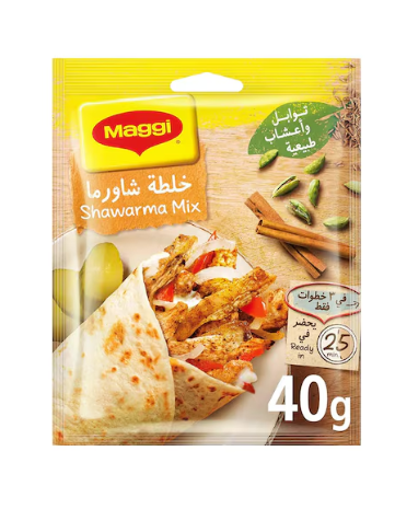 Nestle Maggi Chicken Natural Shawarma Mix 40g