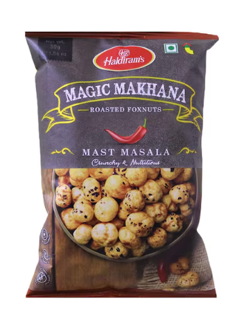 Haldiram's Roasted Foxnuts Mast Masala 30g