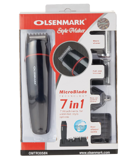 Olsenmark 6 In 1 Rechargeable Trimmer 1x12