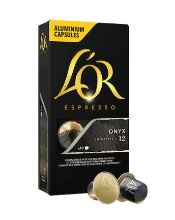L'or Espresso Onyx Intensity 12 Coffee 10 Capsules