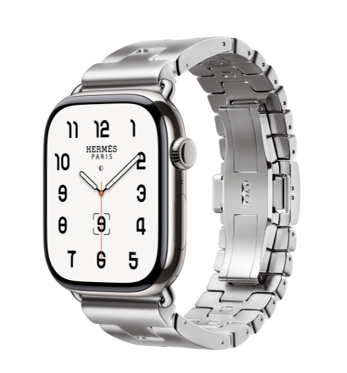 Apple Watch Hermès - 46mm Satiné Grand H - Large