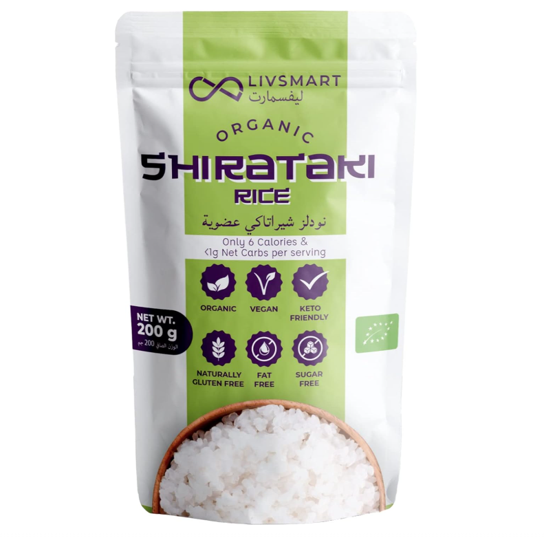 Livsmart Organic Shirataki (Konjac) Rice - Keto Rice