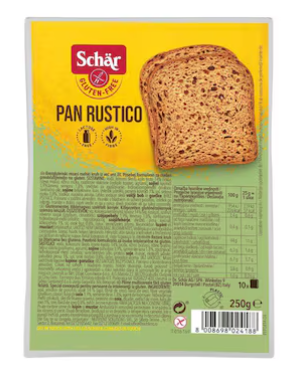 Schar Gluten Free Pan Rustico Sliced Bread, 250g