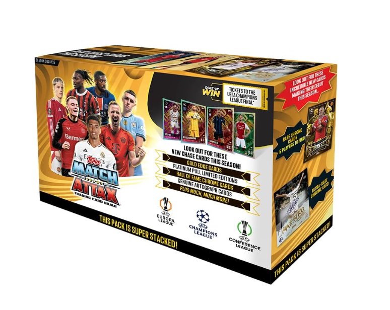 Topps UEFA Champions League Match Attax 24/25 Trading and Collectible Card Game (Flow Pack of 40)