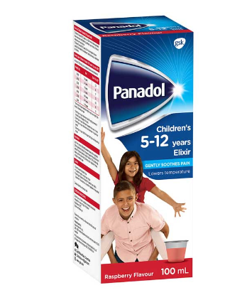 Panadol Elixir, 5-12 years, 100 ml