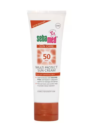 Sebamed Sun Care SPF50 Multi Protect Sun Lotion White 75ml