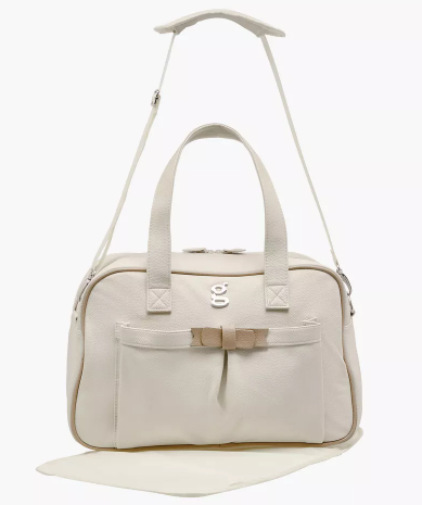 Giggles Diaper Bag with Logo Detail