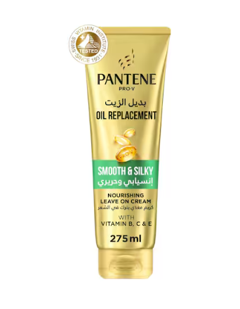 Pantene Pro-V Smooth & Silky Oil Replacement for Frizzy Hair Leave-In Conditioner 275ml