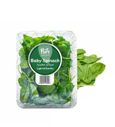 Pure Harvest Baby Spinach 100g