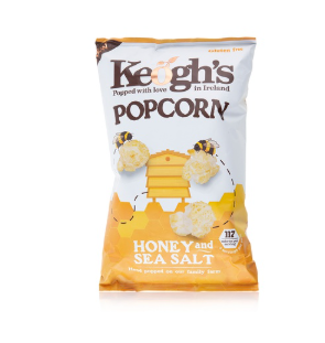Keogh's Honey & Sea Salt Popcorn 90g