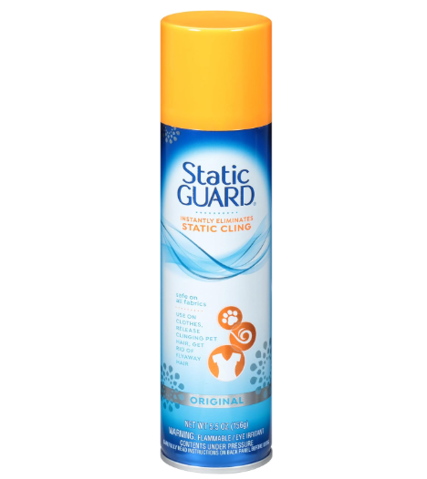 Static Guard Fabric Spray, Original Scent, 5.5 Ounce Can