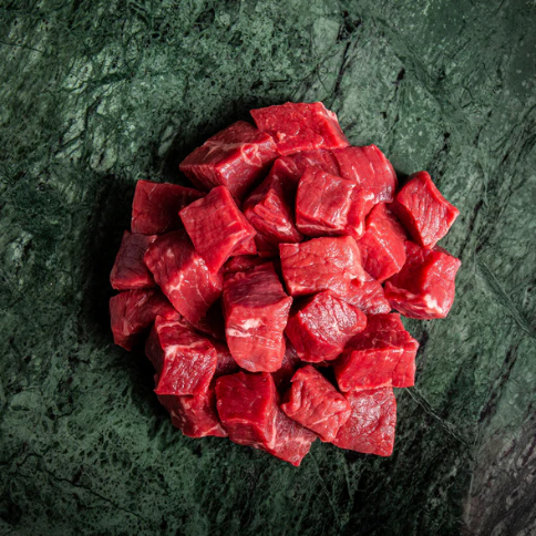 Australian Black Angus Beef Cubes 250g