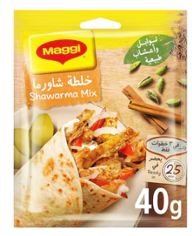 Nestle Maggi Chicken Natural Shawarma Mix 40g