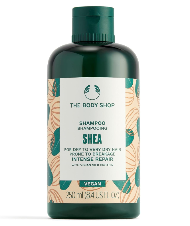 The Body Shop Shea Butter Richly Replenishing Shampoo 250Ml - Perfect For Dry Hair That Is Prone To Damage