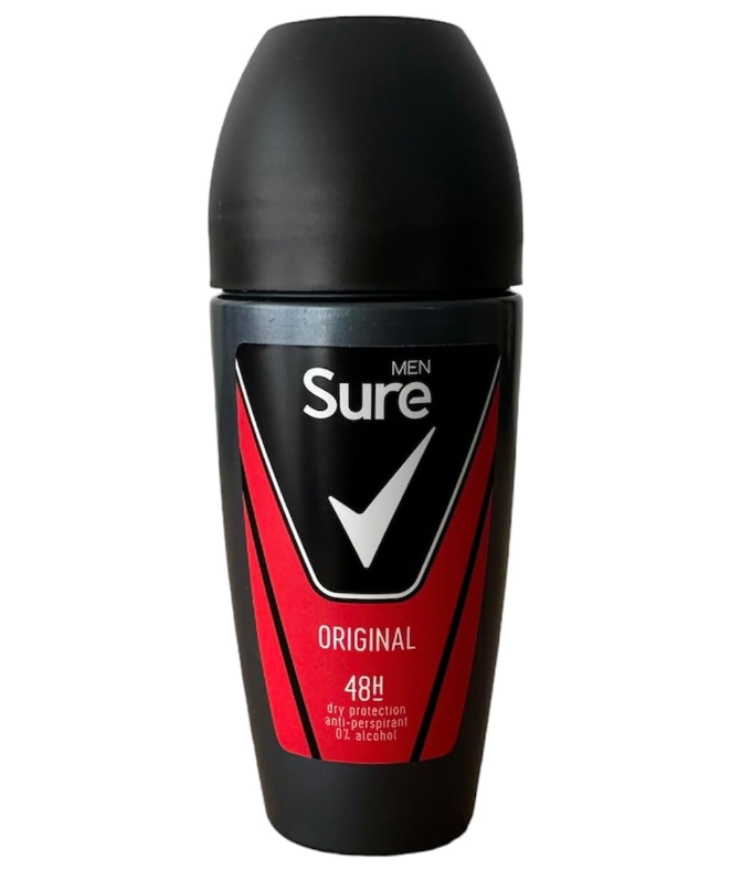 Sure Men Anti-Perspirant Roll-On - Original (50ml) - Pack of 2