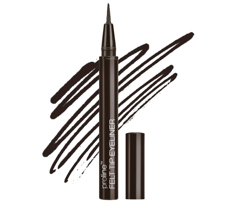 wet n wild, ProLine Felt Tip Eyeliner, Dark Brown, 0.017 oz (0.5 g)