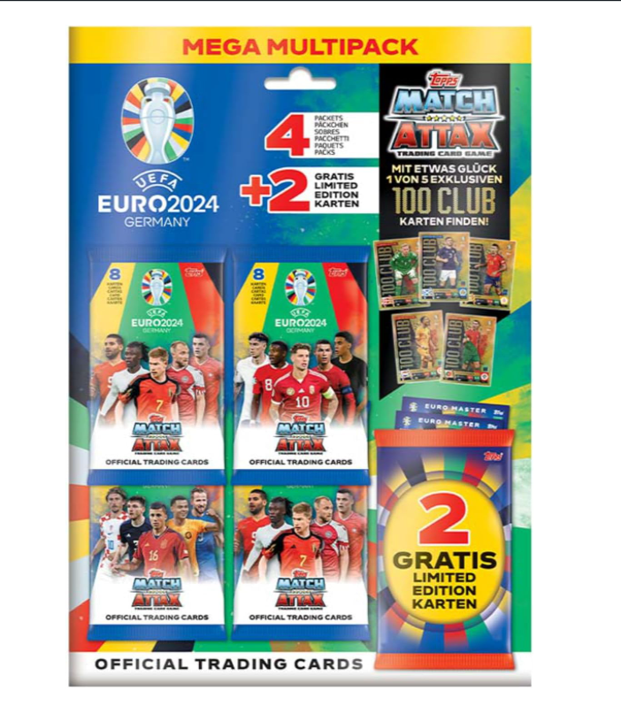 Match Attax Topps Euro 2024™ Ultra Mega Multipack Trading Cards