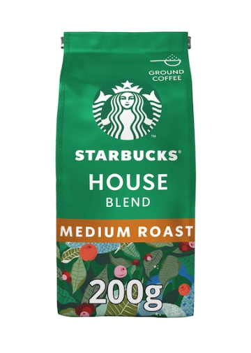 Starbucks House Blend Medium Roast Coffee 200g