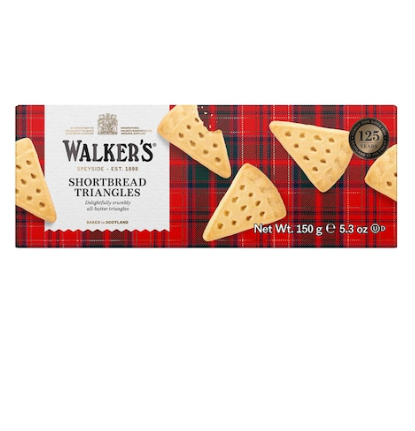 Walkers Pure Butter Shortbread Triangles 150g