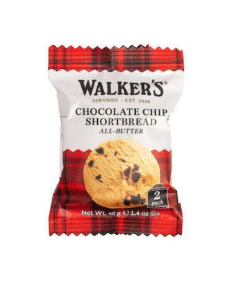 Walkers Pure Butter Chocolate Chip Shortbread 40g